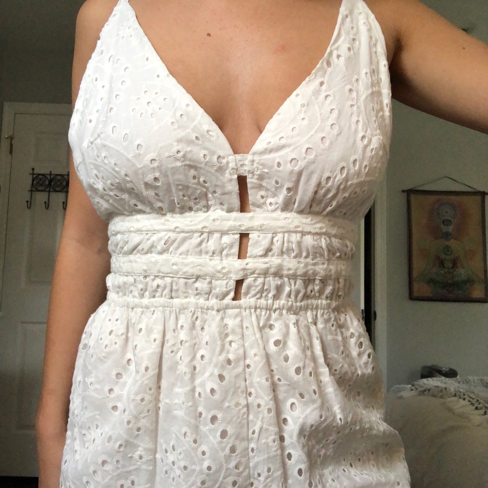 Pacsun ivory romper